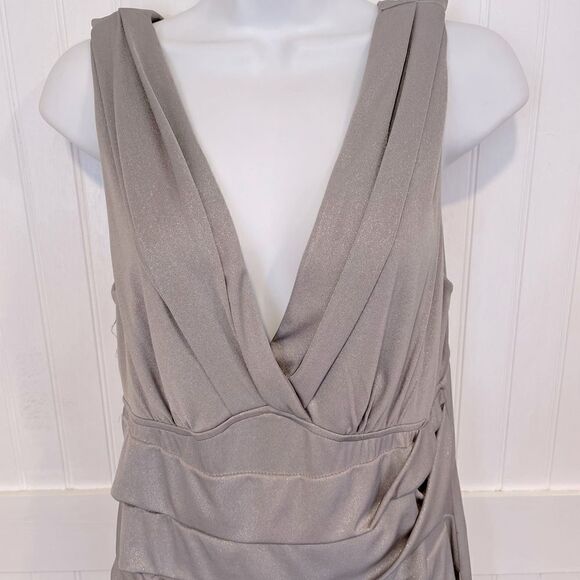 E-CONNECTED silver dress size 14 - Picture 2 of 6